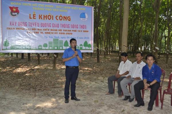 TP.Tây Ninh: Khởi công xây dựng tuyến đường giao thông nông thôn